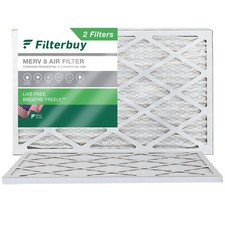 Filterbuy 20x30x1 Pleated Air Filters, Replacement for HVAC AC Furnace (MERV 8)