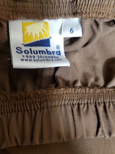 Solumbra Sun Precautions Pull-On Pants Chocolate Brown Size 6 Granola Outdoors - 第 5/6 張圖片