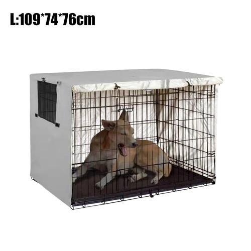 4 Sizes Pet Dog Cage Cover Waterproof Heavy Duty Durable Puppy Cat Crate Cover - Picture 19 of 20