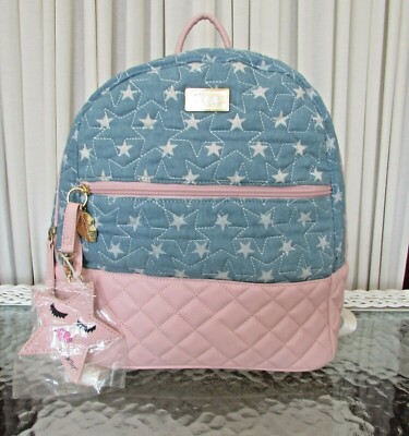 Betsey Johnson Quilted Backpack Betsey Johnson Pink Heart Quilted Backpack & | Mercari main image 4