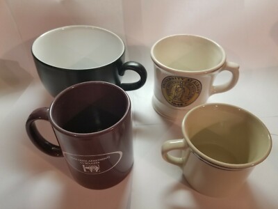Multi Size Variety Set Of 4 Coffee Mugs Kitchen Must Have Starter Pack Ebay