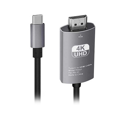 A77C Usb-C Sur HDMI Câble Adaptateur 4K 1,8m, HDTV Projecteur Moniteur USB 3.1 C - Photo 3 sur 11