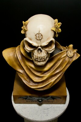 アクセサリー AlchemyGothic R101T Vampyr Skull Vampire- Rare Alchemy Gothic Alchemus Maximus Vampire Skull Bust