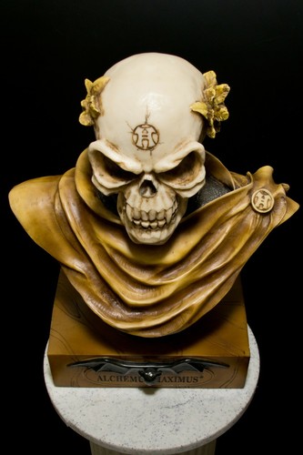 Vampire- Rare Alchemy Gothic Alchemus Maximus Vampire Skull Bust, 19 years old - Picture 2 of 12