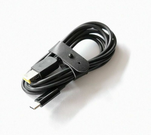 6ft Power Cable USB Type-C Female To Square Charger cord For Lenovo Thinkpad - 第 2/3 張圖片
