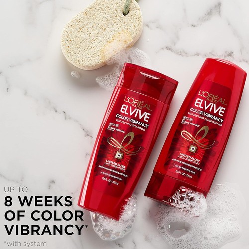 L'Oreal Paris Elvive Color Vibrancy Protecting Shampoo, 28 Fl Oz, (Select Pack) - Picture 3 of 7