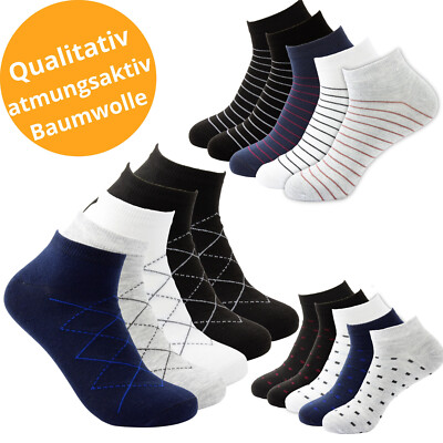 10-40 Paar Sneaker Socken Freizeit Sport Kurzsocken Herren Damen Füßlinge