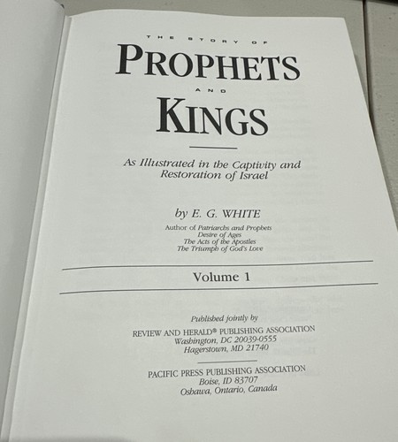 Prophets and Kings Volume 1 Hardcover - Picture 3 of 7