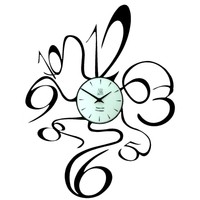 Arti & Mestieri Big Scooby Doo Clock Black H92cm X W69cm Arti & Mestieri Big Scooby Doo Clock Black H92cm X W69cm
