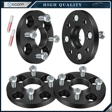 4Pcs 15mm 4x100 Hub Centric Wheel Spacers 12x1.5 For Honda Civic Accord Fit 4Lug