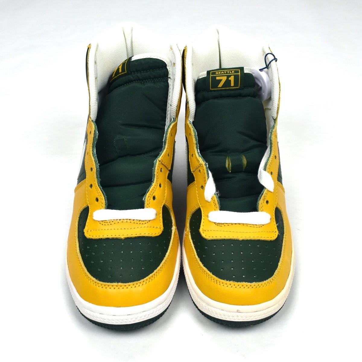 NWT Nike Terminator High Seattle Green Yellow Sneaker Mens