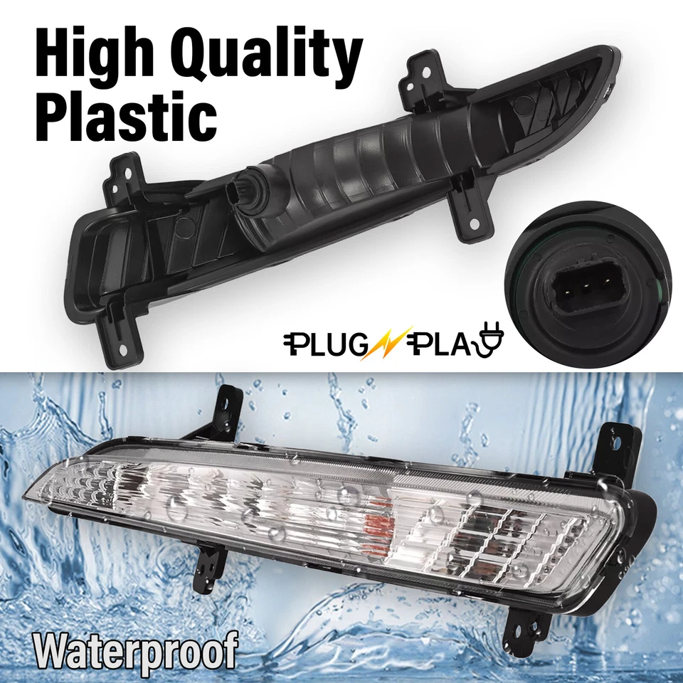 Pair Front Turn Signal Lights W/Bulbs For Chevrolet Traverse 2013-2017 Prak Lamp Foto 3 de 4