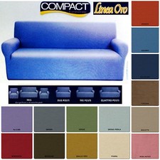 COPRIDIVANO 3 posti BIELASTICO linea COMPACT vari colori millerighe