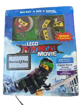 The Lego Ninjago Movie : New Sealed Blu-Ray , DVD , Digital