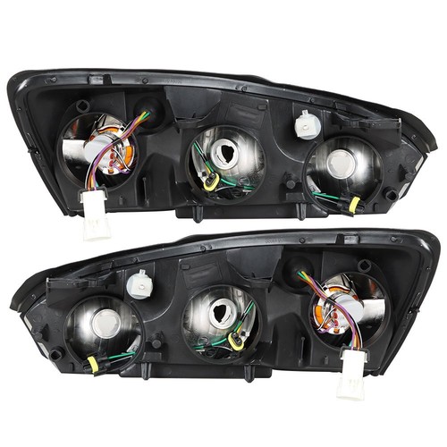 Conjunto de faros delanteros aptos para Chevy Malibu 2004-2008 par de lentes transparentes diestro + derecho - Imagen 9 de 11