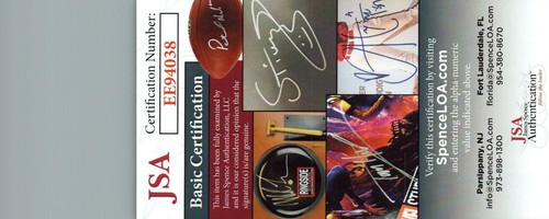 Johnny Vandermeer MLB Baseball Autographed Auto Signed 3x5 Index Card JSA COA - Picture 2 of 2