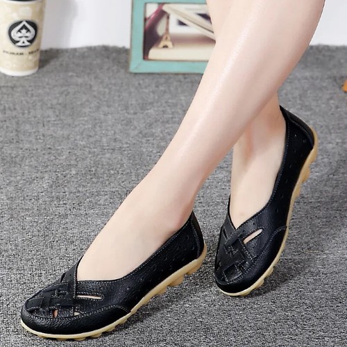 New Women Sandals Fashion Soft Sole Flat Heel Women Hollow Flat Shoes Woman - Picture 5 of 31