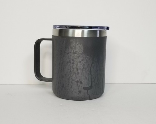 Stainless Steel Insulated Mug w/ Vacuum Lid - Grey - Picture 10 of 12