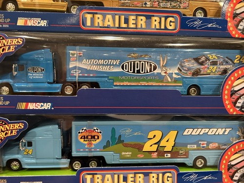 Set Of 5 DuPont #24 Jeff Gordon Trailers Looney Tunes Billion Champion Elmo Bugs - Picture 3 of 3