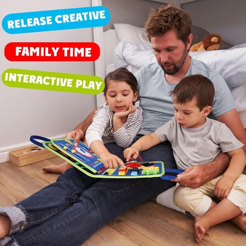 Guolely Busy Board Montessori Toy For 1 2 3 4 Year Old Toddlers - Educational - - Picture 6 of 9