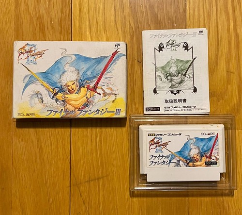 Final Fantasy III Famicom Japan NES Squaresoft Nintendo 1990 A
