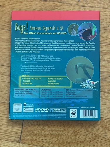 Bugs 3D Adventure in Rainforest HD DVD RARE ENGLISH AUDIO - German IMPORT - Picture 2 of 5