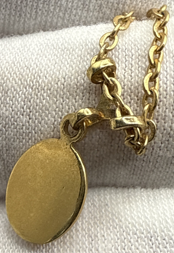 Vintage Sarah Coventry Gold Filled Black Onyx Diamond Pendant Necklace As-Is - Picture 9 of 13