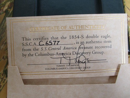 Treasure From The S.S. Central America Ship Of Gold solo scatola di presentazione #C6577 - Foto 6 di 6