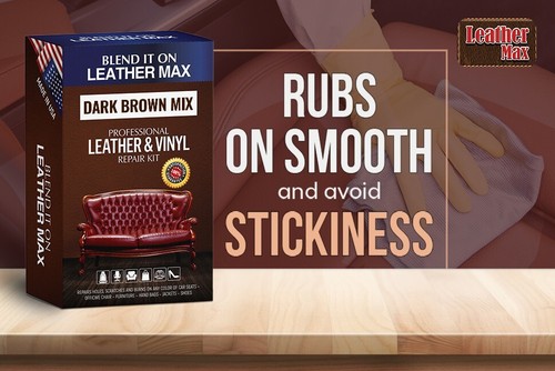 XL Leather Repair Kit Dark Brown, 6 Full Ounces for Furniture, Jacket, Sofa, Ect - Picture 5 of 6
