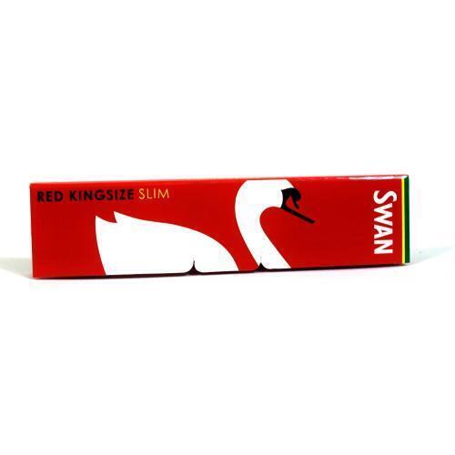 Swan Red King Size Rolling Papers 5-50 Booklets Large Slim Cigarette Paper - Picture 2 of 5