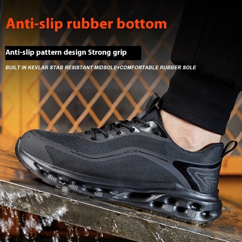 Herren Sicherheitsschuhe Unzerstörbar Stahlkappe Arbeitsstiefel Pannenschutz USA - Bild 2 von 26