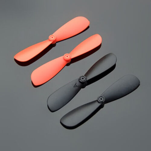 Orange/Black 45mm Plastic Propeller Props 0.8mm Hole RC Model Aircraft Drone DIY - Picture 3 of 7
