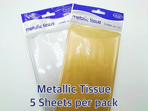 TISSUE PAPER 5/10 Sheets per Pack LARGE ACID FREE BLEED RESISTANT 50x75cm Sheets - Picture 2 of 18