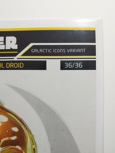 Star Wars Darth Vader #25 C-3PO Galactic Icon Variant - Picture 2 of 6