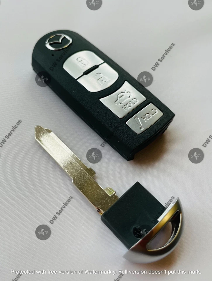 ¡NUEVO! Mando a distancia PROXIMIDAD 4 botones llave inteligente mazda 6 06-13 mando kr55wk49383 gsyl675ry Foto 4 de 4