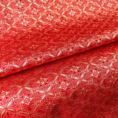 Jacquard Fabric Tapestry Damask Satin Floral Dyed Cushion Cover Kimono Patchwork - Picture 2 of 22