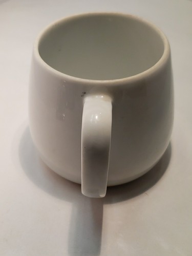 1974 Vintage Peanuts SNOOPY MUG Folk Art Homemade EMO White Black - Picture 5 of 8
