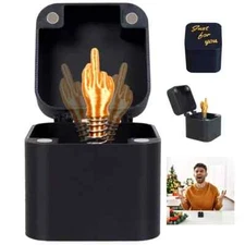 Middle Finger in A Box, Gag Gifts, White Elephont Gifts, Funny Joke Prank Gag...