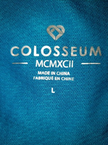 Womens Colosseum Live the Present Pullover Top Size Med/Large BRIGHT TOUQUIOSE* - Picture 4 of 4