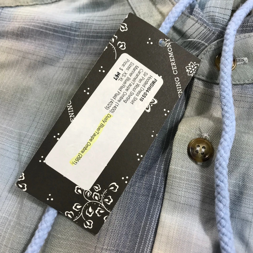 New Opening Ceremony Shirt Mens Small Button Up Hoodie Pendleton Casual - Image 4 of 4