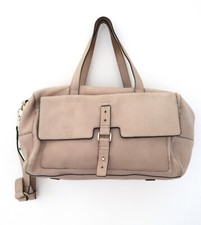 Tila March Leather Satchel Tote Handbag