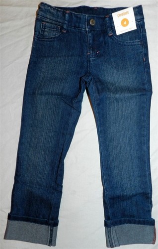 Jeans Set 2pc Crop Jeans Pink Tee School Gymboree Girl size 4 New - Picture 2 of 5