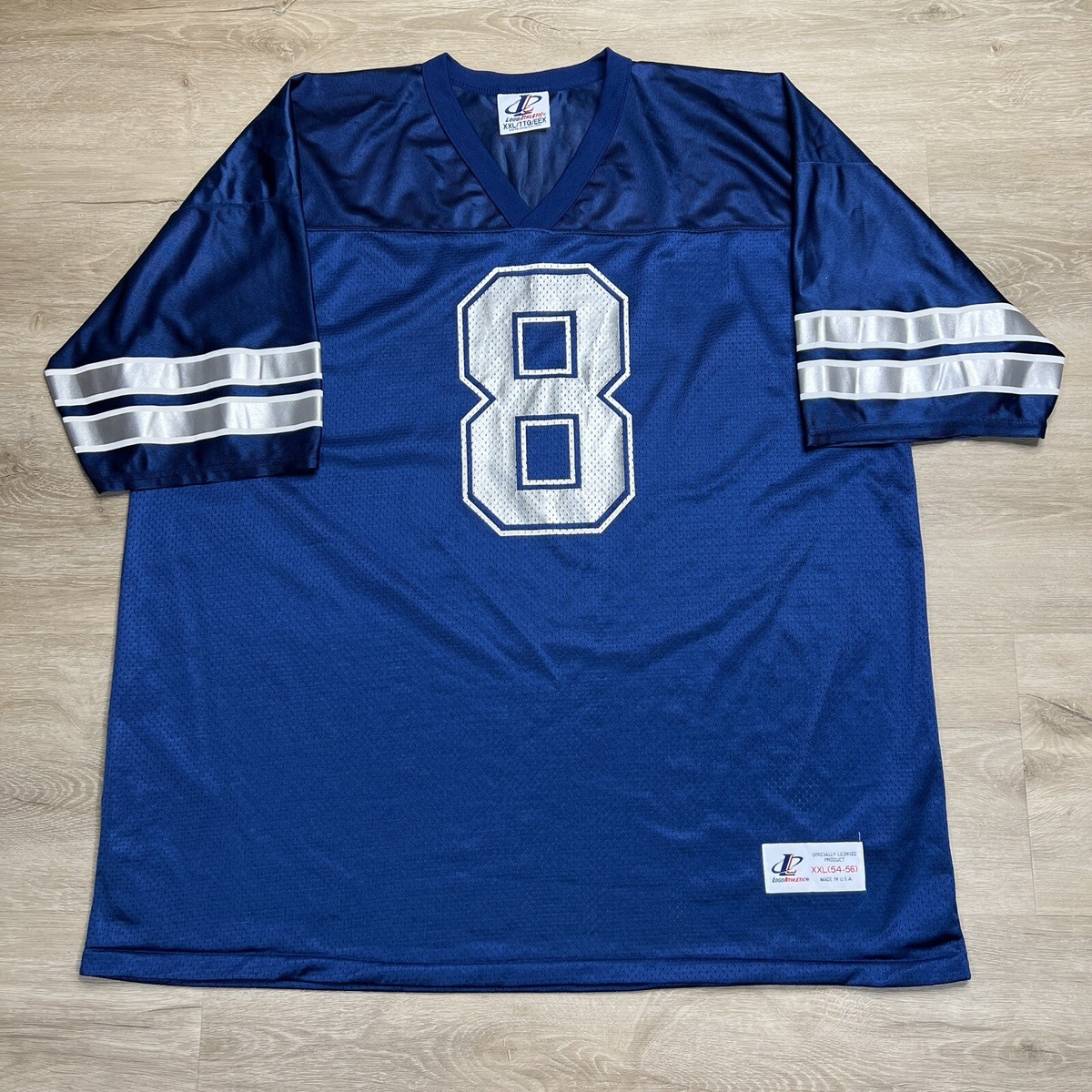 Vintage Dallas Cowboys Troy Aikman #8 Mesh Jersey Logo