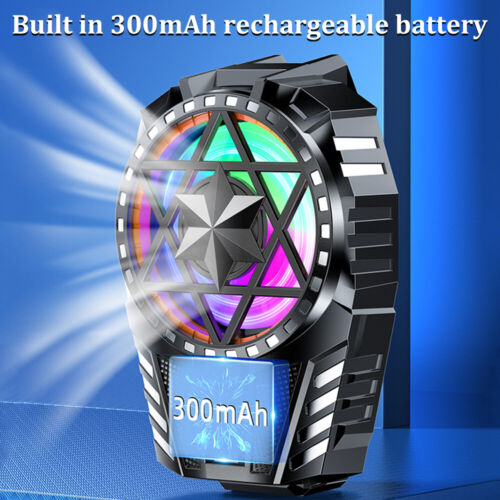 Portable Cell Phone Cooler Rechargeable Game Mobile Phone Radiator Cooling Fan - Picture 5 of 23
