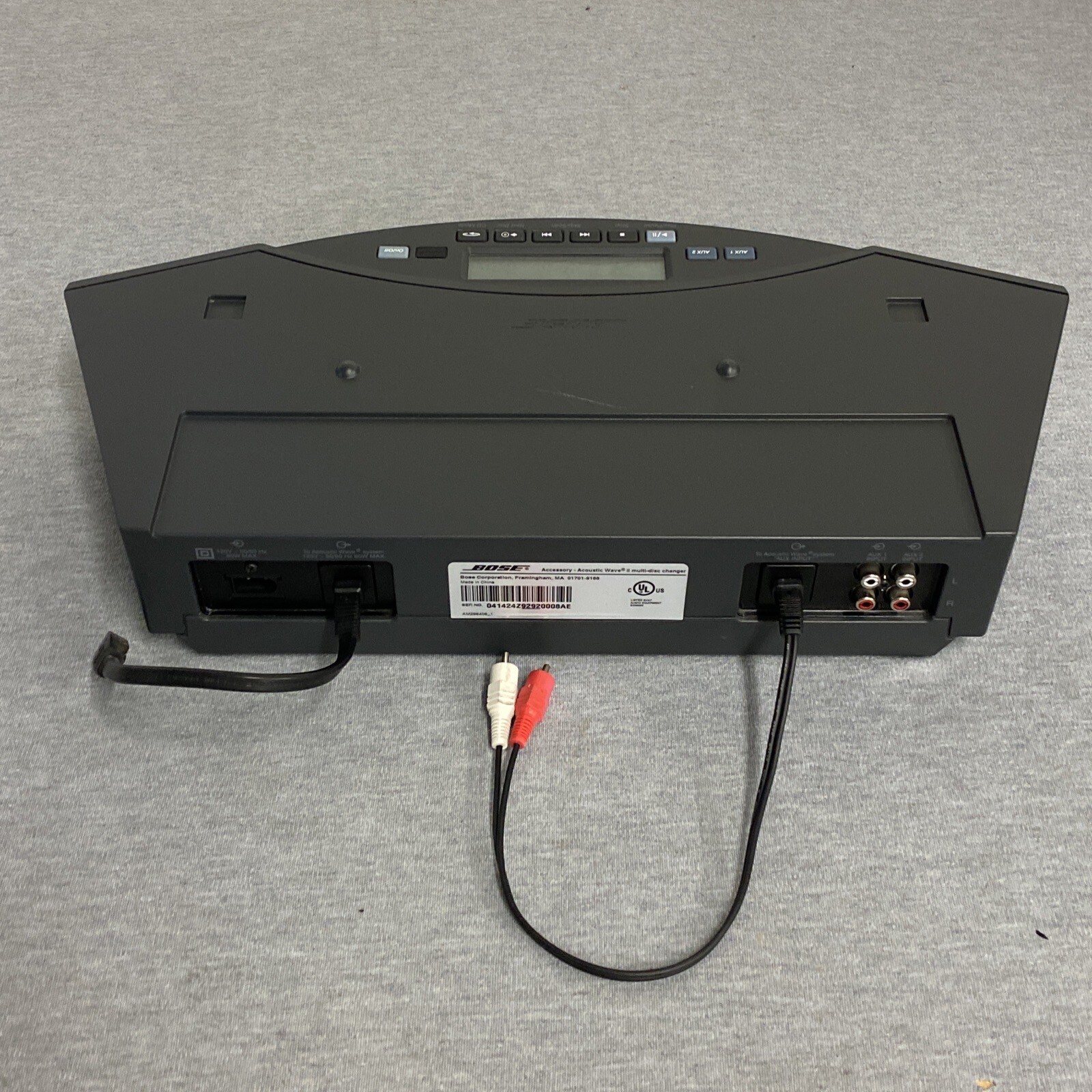 BOSE Accessory Acoustic Wave II 5 CD MultiDisc Changer, Powers On *CD