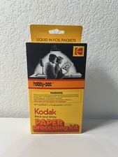 Vintage kodak black and white film paper processing kit