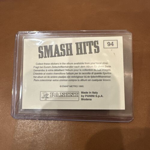 Nirvana 1995 Panini Smash Hits Stickers #94 NM KURT COBAIN DAVE GROHL Qty 🔥🔥 - Picture 2 of 2