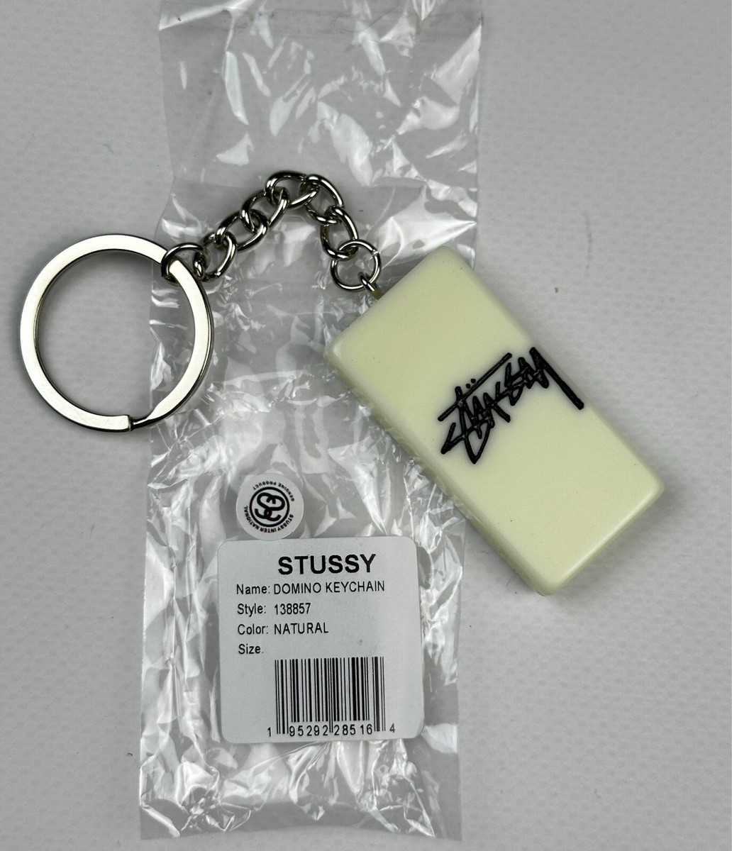 ★送料・関税込★Stussy★DOMINO KEYCHAIN★キーリング★ VINTAGE RARE STUSSY DOMINO KEYCHAIN KEYRING Metal carhartt