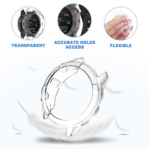 2 PCS TPU Schutzhülle Full-Cover-Schutz Ansehen Uhr Abdeckrahmen - Zdjęcie 9 z 12