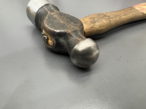 (H1) VINTAGE STANLEY 312B - 24 OZ. BALL PEEN HAMMER - BLACKSMITH - VGC - USA - Picture 3 of 6